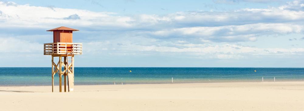 The Beach at Narbonne, South of France